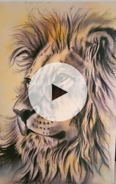 ArteDiAlina.com painting: Panthera Leo